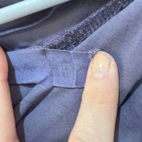 Luukaa Lagenlook Dress Lilac Cowl Neck With Pockets Drape Front Sleeveless Sz 14 - Picture 5 of 8